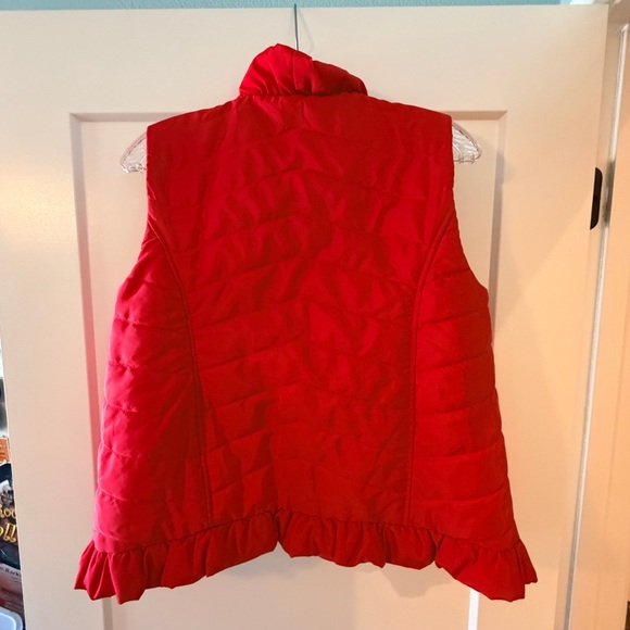 Multiples Red Ruffle Vest - Picture 3 of 4